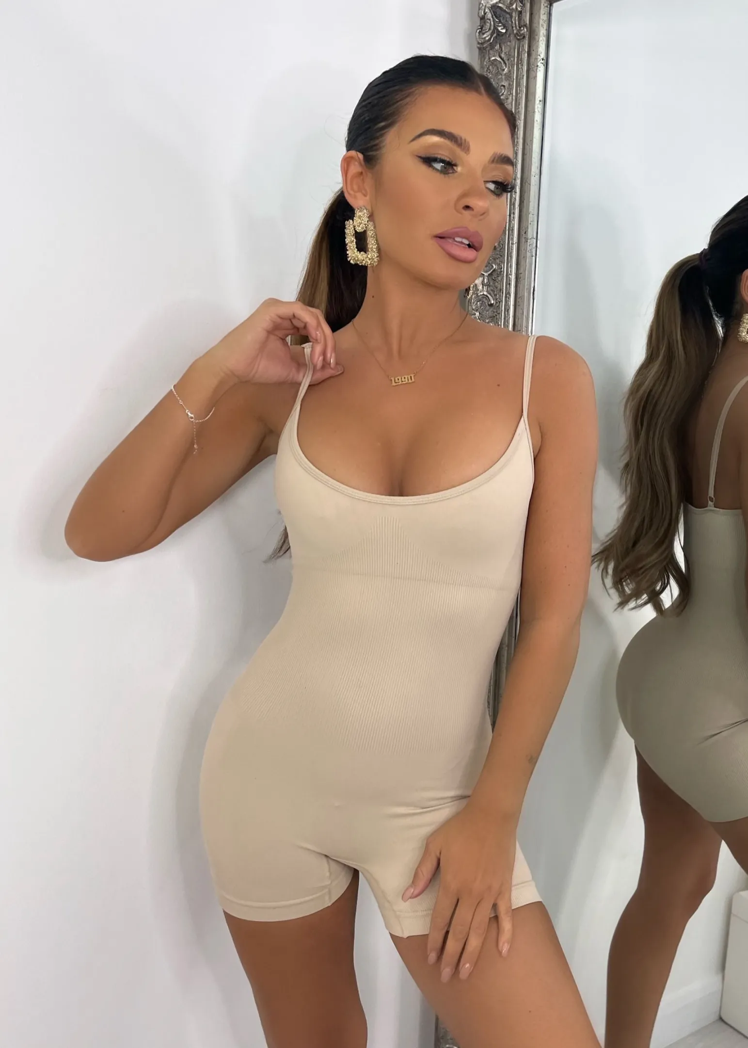 alessia_shaping_romper__beige_0.webp New Alessia Shaping Romper - Beige Women Rompers & Jumpsuits