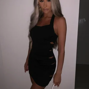 Cheap First Love Cut Out Halter Neck Dress - Black Women Dresses