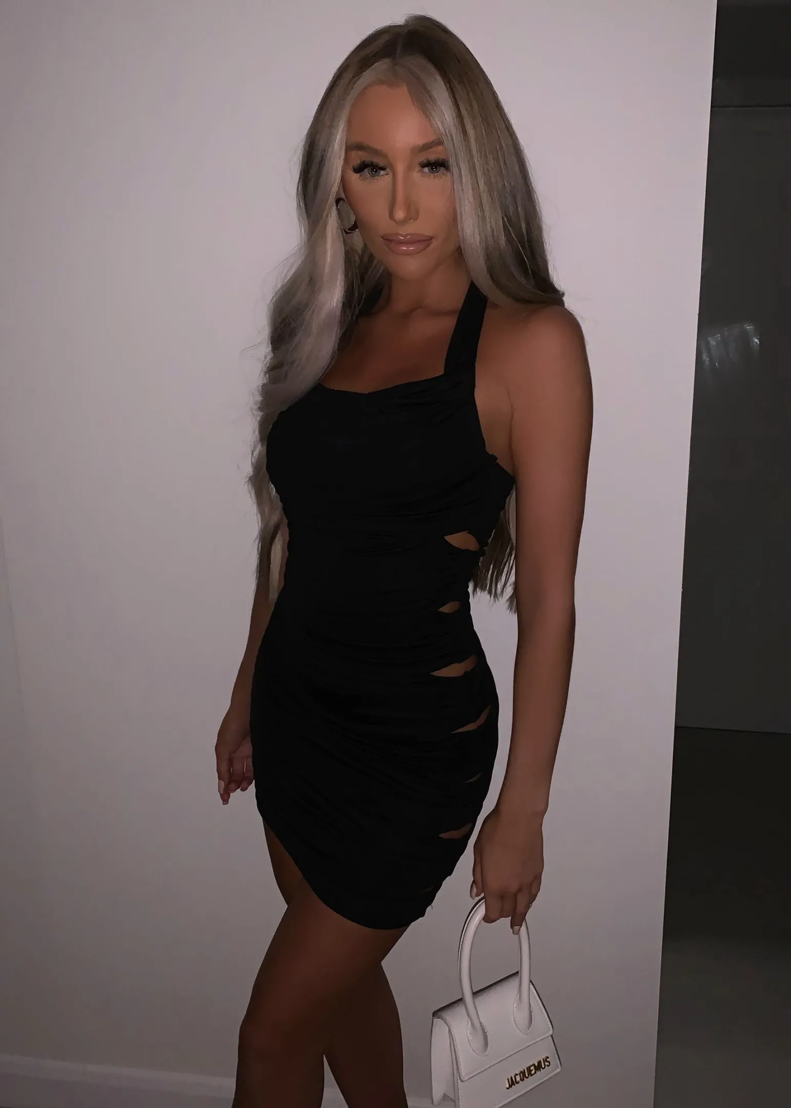 first_love_cut_out_halter_neck_dress__black_12.webp Cheap First Love Cut Out Halter Neck Dress - Black Women Dresses