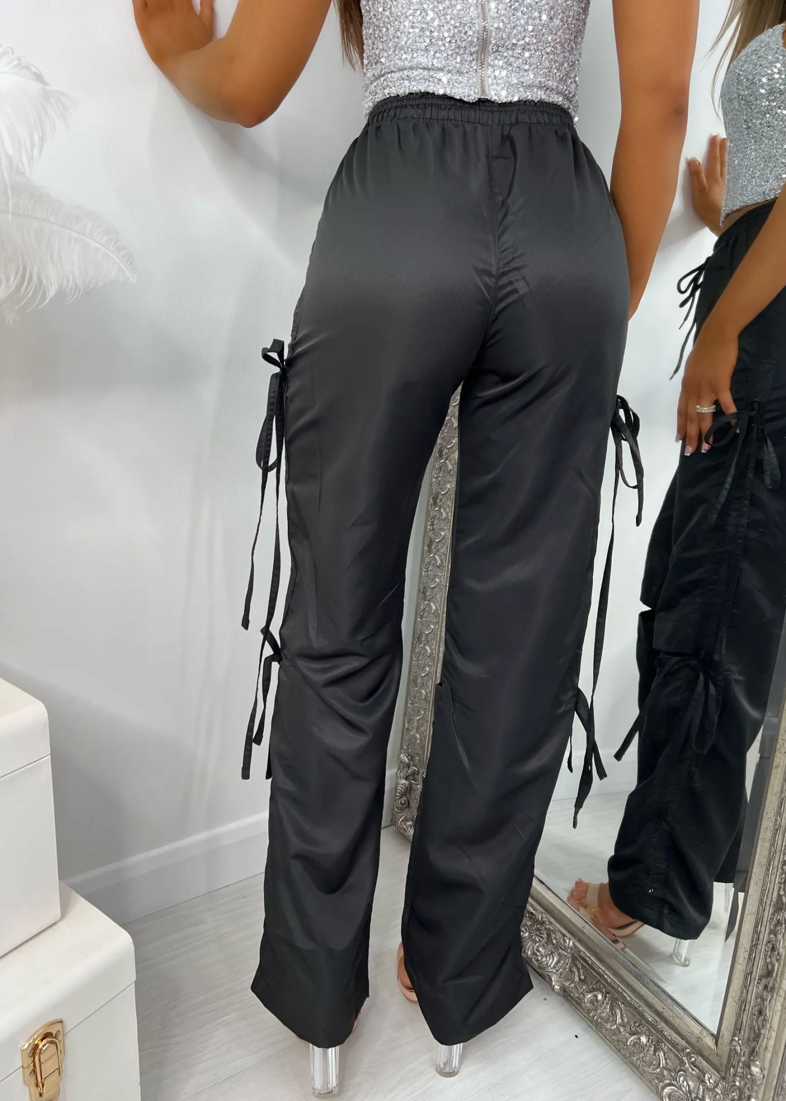 iona_cargo_trousers__black_1.webp Online Iona Cargo Trousers - Black Women Bottoms
