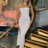 Cheap Kourt Lurex Maxi Dress - Champagne Women Dresses