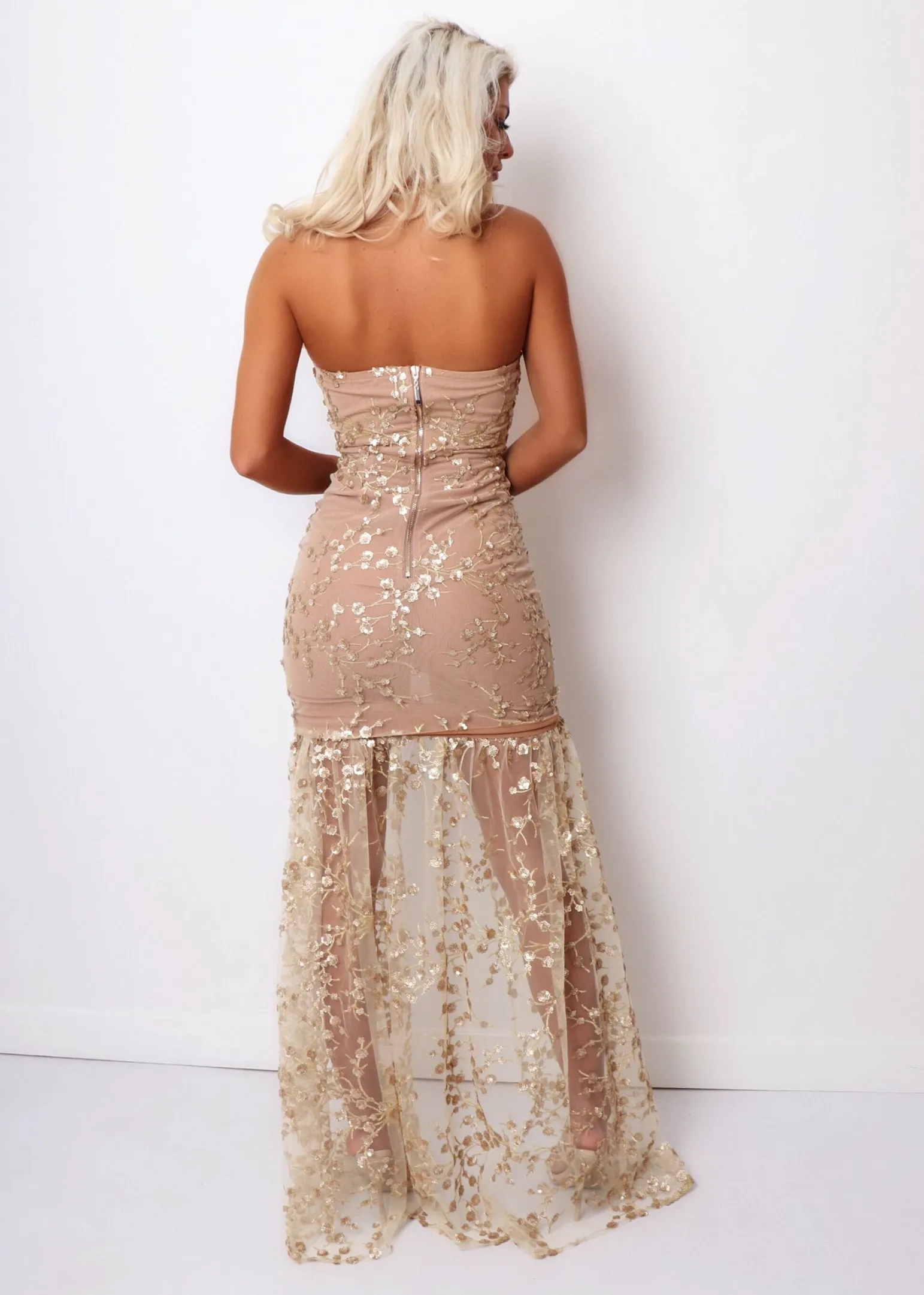 living_in_luxury_gown_with_detachable_overskirt__gold_15.webp Best Sale Living In Luxury Gown With Detachable Overskirt - Gold Women Dresses