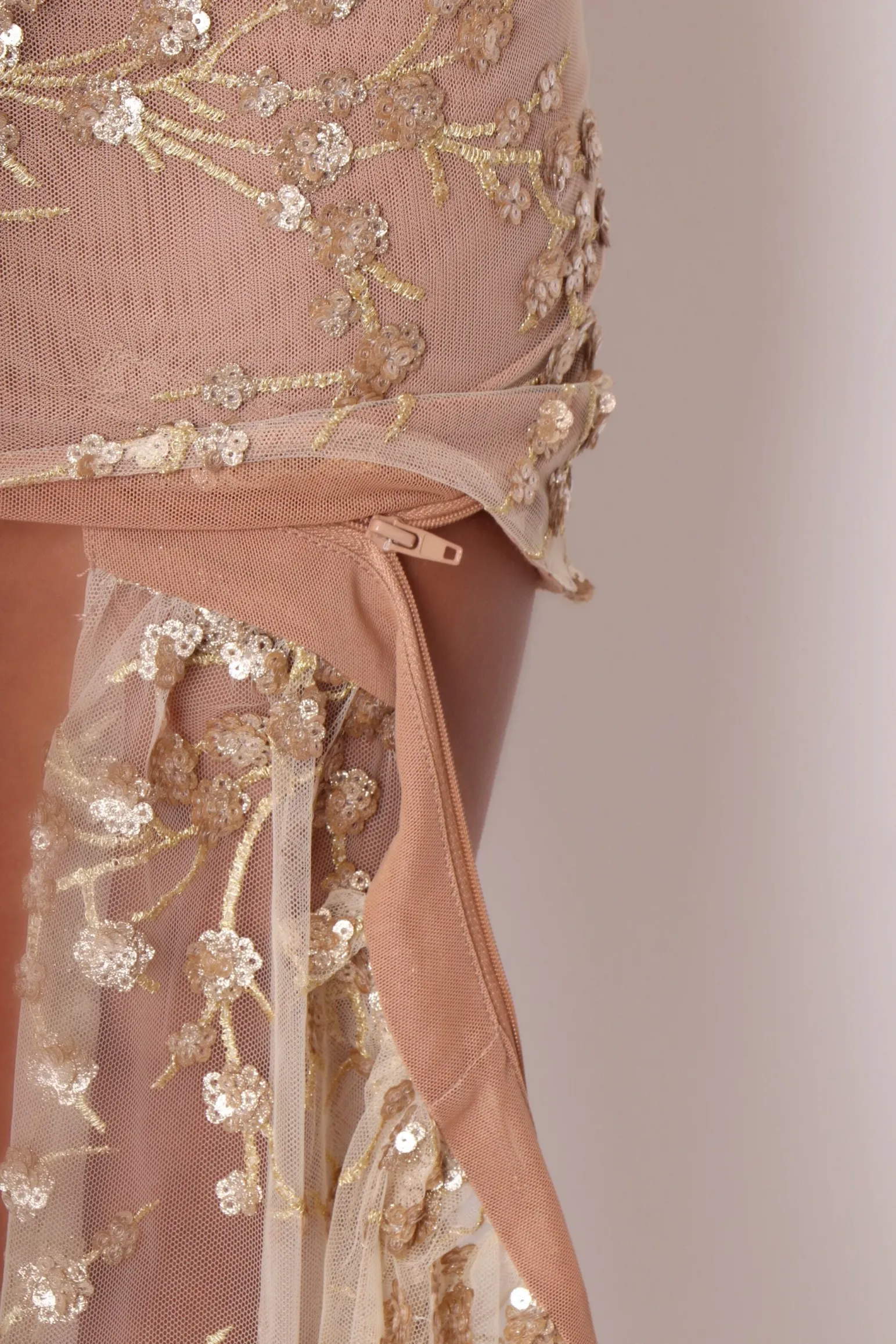 living_in_luxury_gown_with_detachable_overskirt__gold_9.webp Best Sale Living In Luxury Gown With Detachable Overskirt - Gold Women Dresses