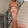 Sale Meredith Sequin And Satin Gown - Rose Gold Women Occasion Wear