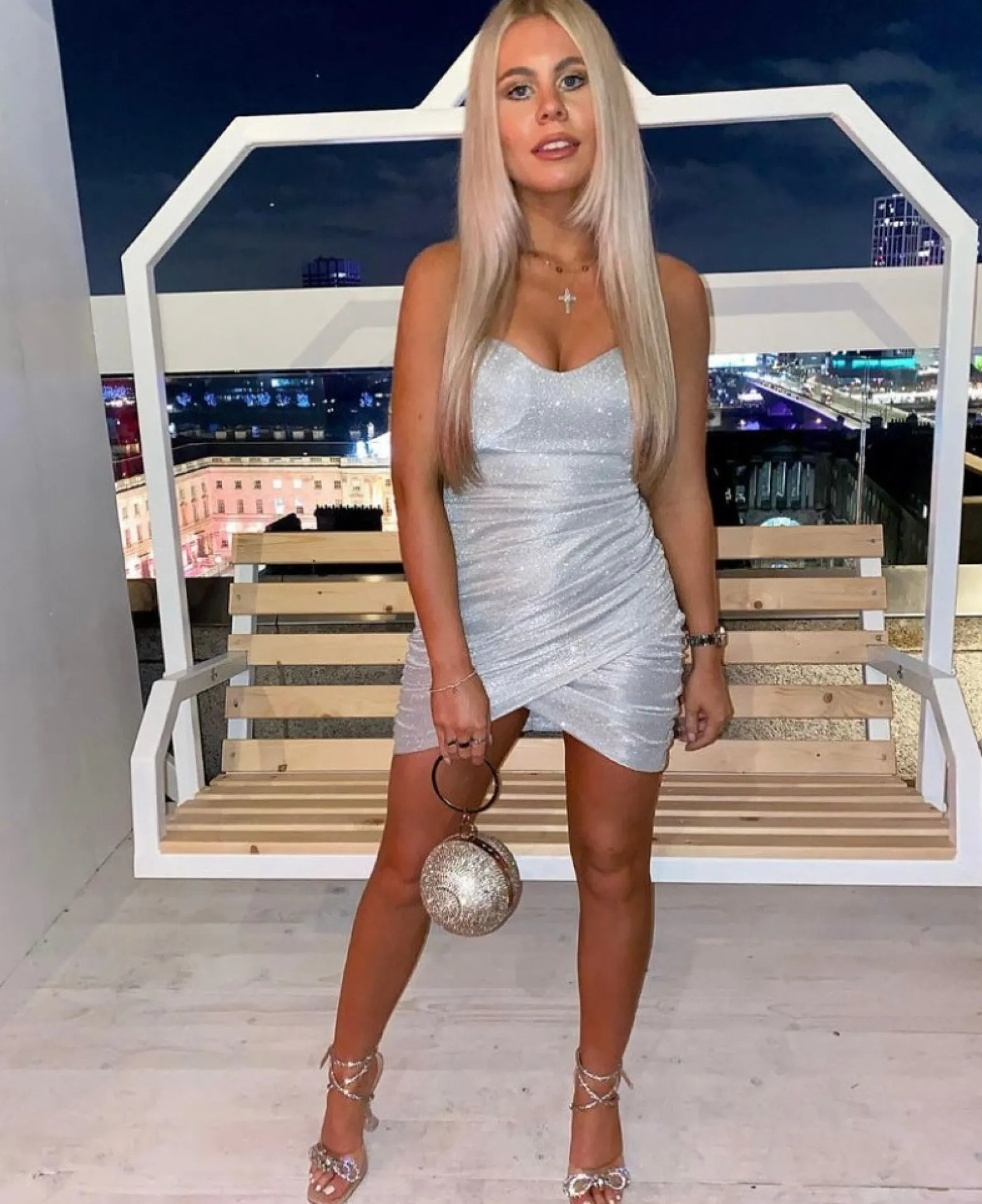 paris_glitter_mini_dress__silver_7.webp Cheap Paris Glitter Mini Dress - Silver Women Dresses
