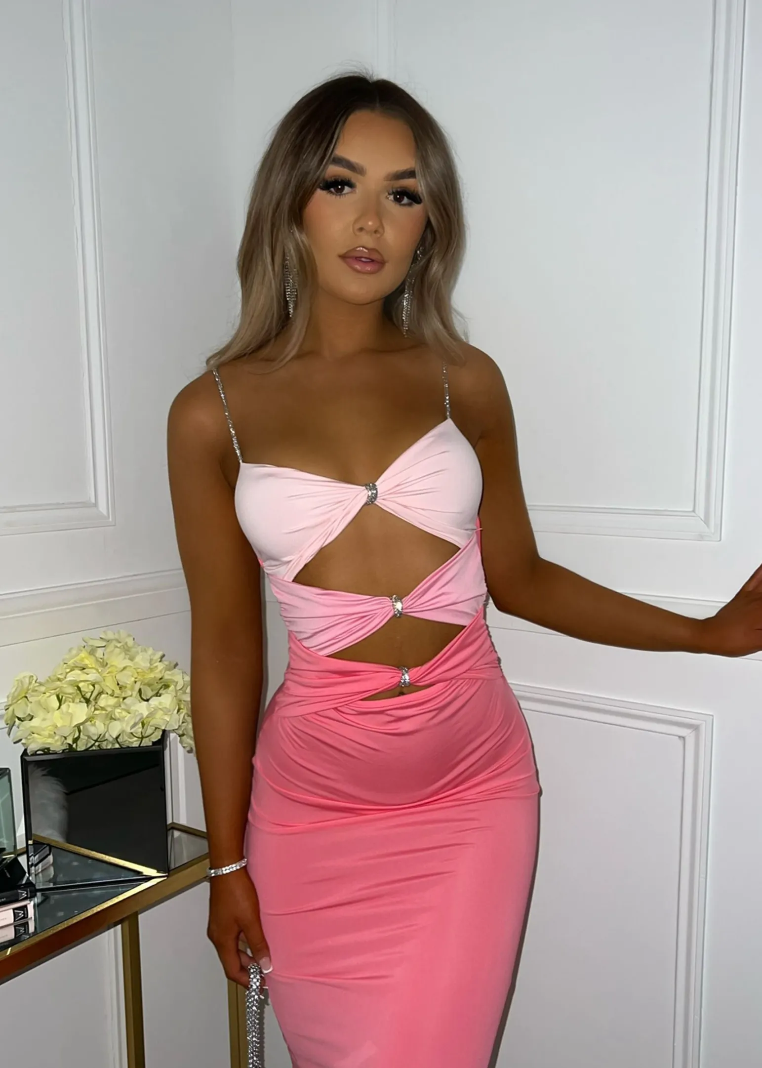 pick_me_up_cut_out_detail_midi_dress__pink_3.webp Hot Pick Me Up Cut Out Detail Midi Dress - Pink Women Dresses