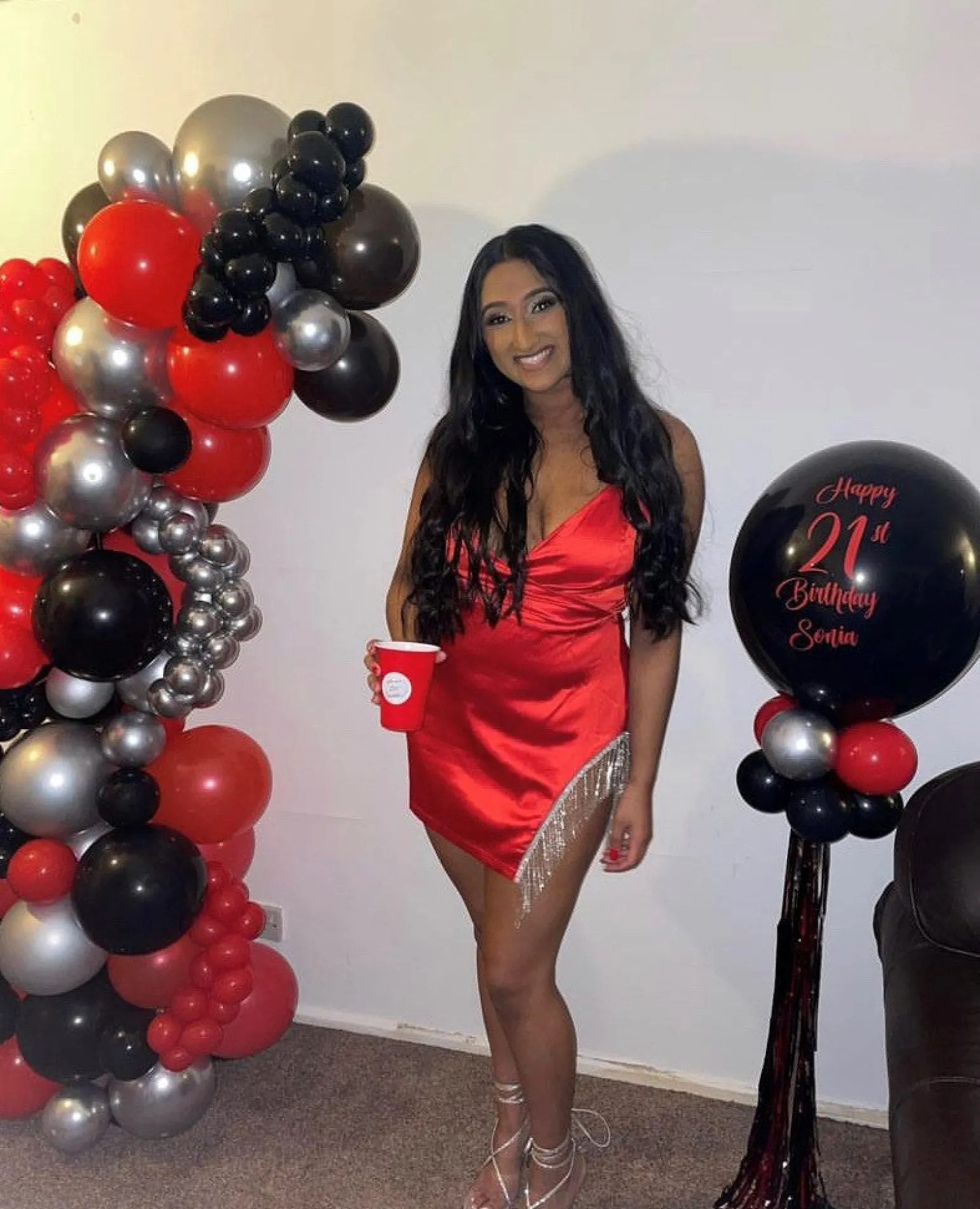 sweet_escape_diamante_trim_dress__red_7.webp Discount Sweet Escape Diamante Trim Dress - Red Women Dresses