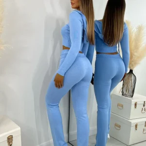 Fashion Thats So Fetch Tracksuit - Blue Women Co-Ords