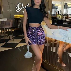 Cheap Too Blessed Cap Sleeve Cropped Top - Black Women Tops / Bodysuits