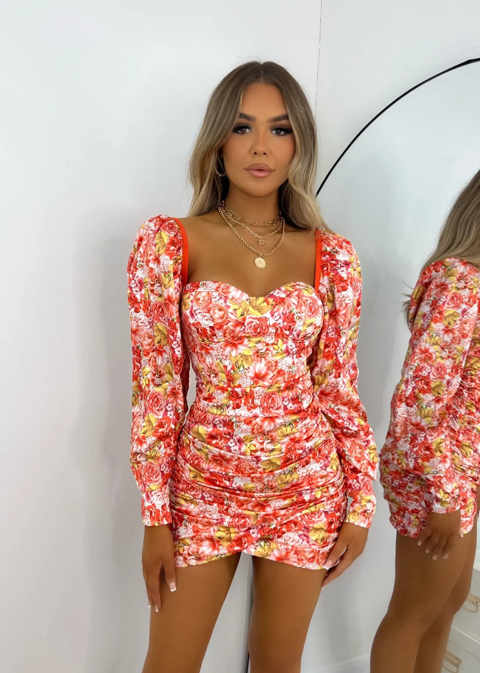 where_love_grows_bardot_puff_sleeve_floral_dress_2.webp Best Where Love Grows Bardot Puff Sleeve Floral Dress Women Dresses